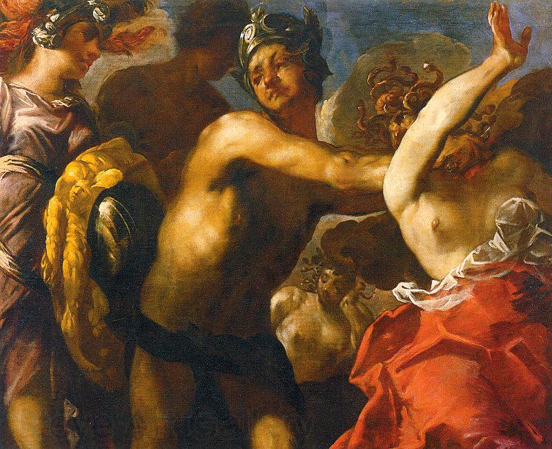 Maffei, Francesco Perseus Cutting off the Head of Medusa Norge oil painting art
